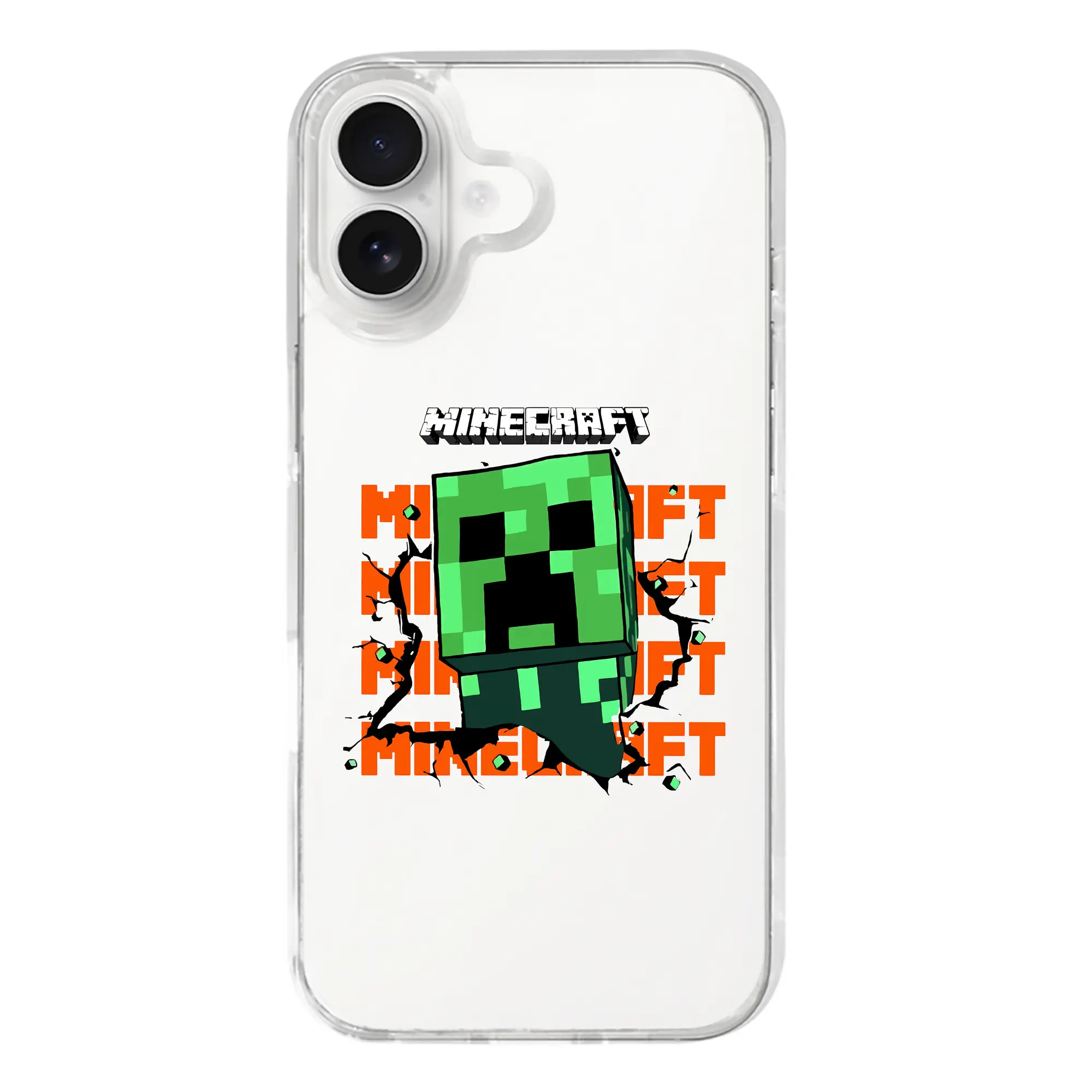 マイクラ グッズ  マイクラ - iPhone 17シリーズ 透明スマホケース – 薄型・耐衝撃・精密フィット保護カバー